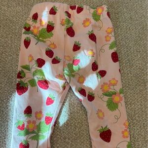 Gymboree Pink Strawberry Floral Pants